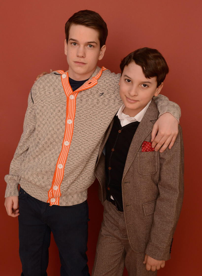 Liam James and River Alexander at the portrait session of "The Way, Way Back" during the 2013 Sundance Film Festival.