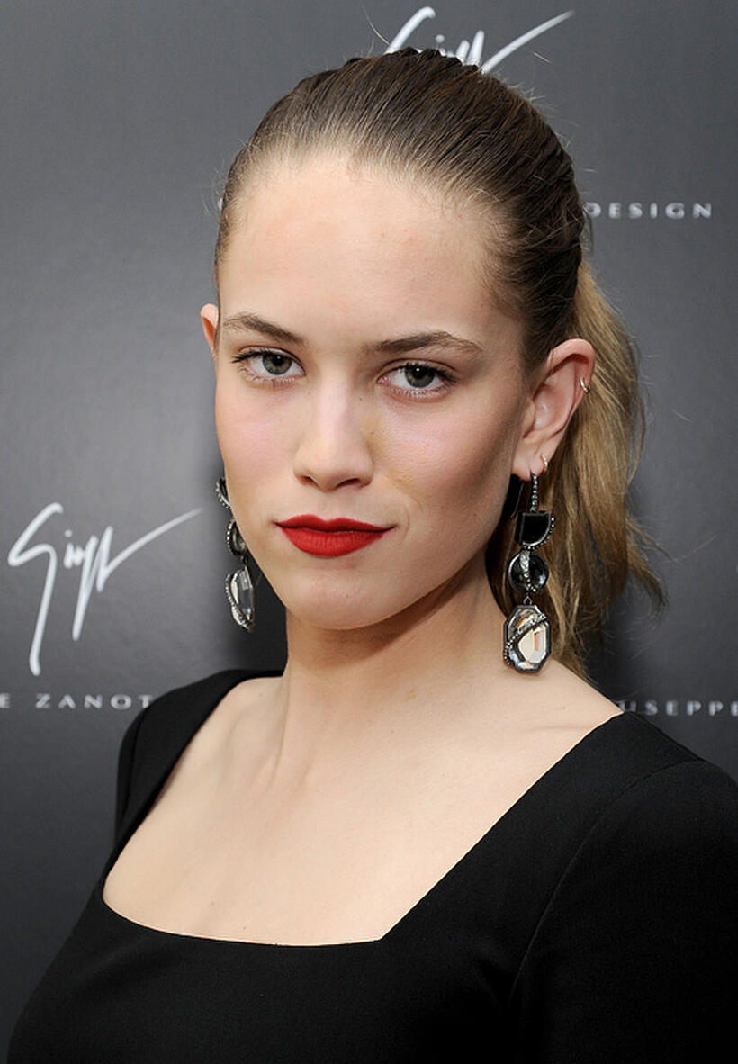 Cody Horn at the Giuseppe Zanotti Design Beverly Hills Store opening in California.