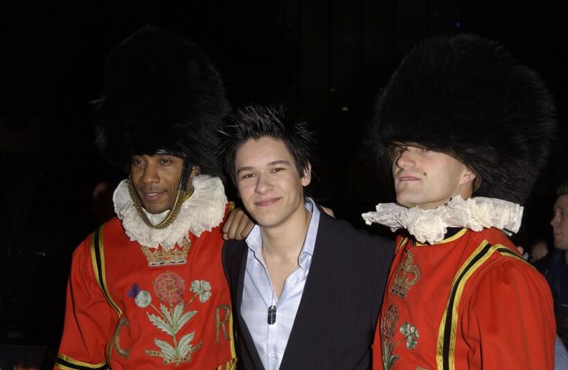 Oliver James at the premiere of "What a girl wants."