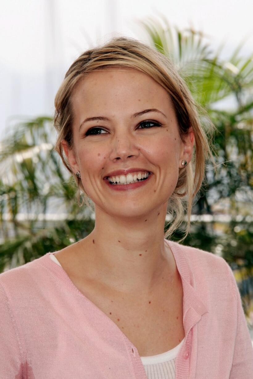 Pell James at the photocall to promote "The King" at Palais during the 58th International Cannes Film Festival.