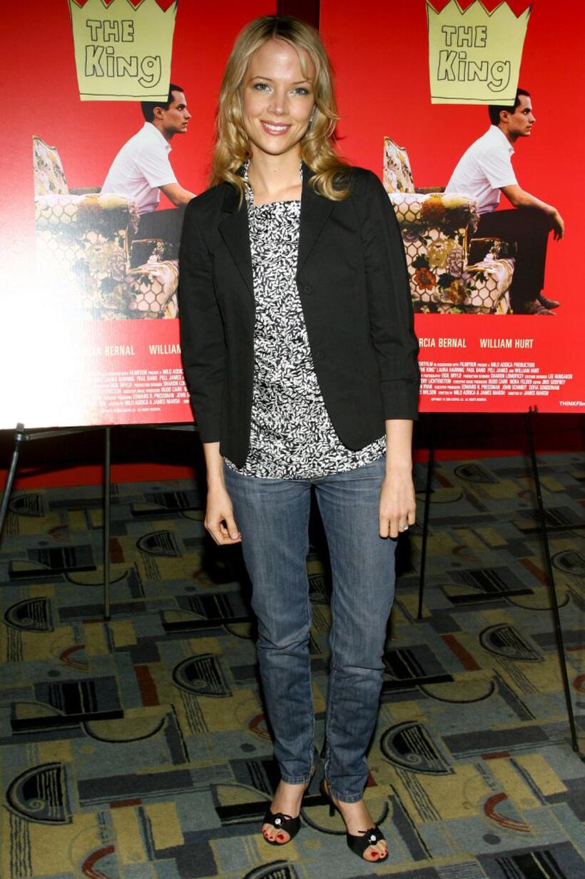 Pell James at the premiere of "The King."