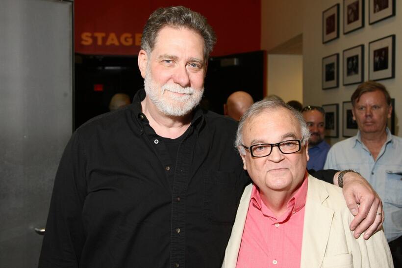 Richard Masur and J.R. Horne at the opening night of "Make Me."