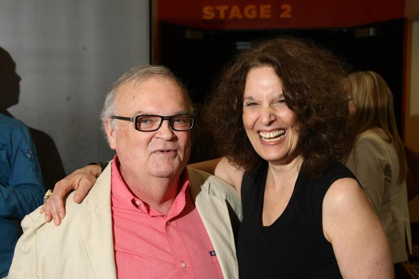 J.R. Horne and Leslie Ayvazian at the opening night of "Make Me."