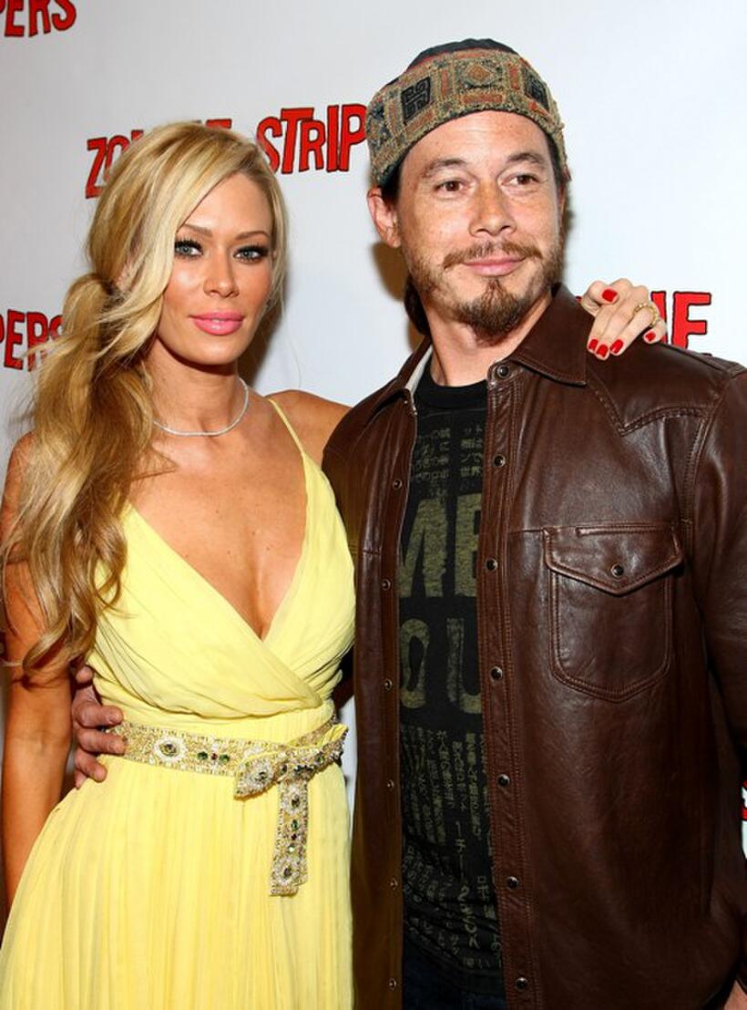 Jenna Jameson and Jay Lee at the premiere of "Zombie Strippers."