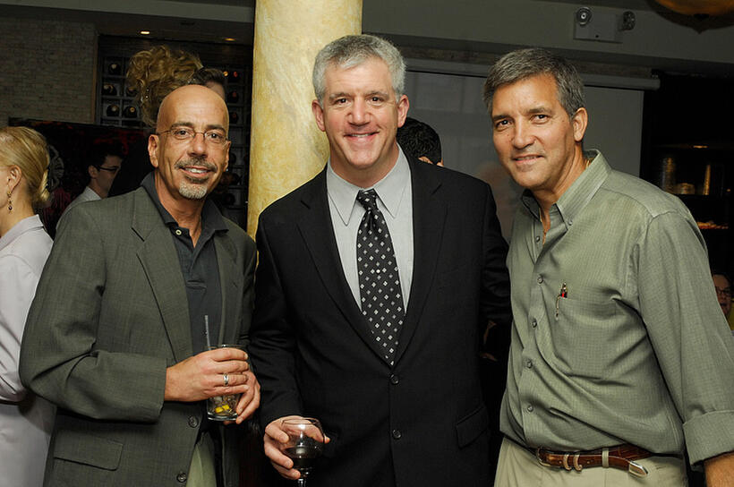 Joe Desano, Gregory Jbara and Tony DiNapoli's at the after party of 2009 Passing It On Benefit.