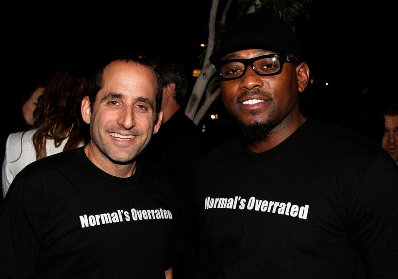 Peter Jacobson and Omar Epps at the Fox's "House" 100th Episode Party and NAMI Charity Celebration.