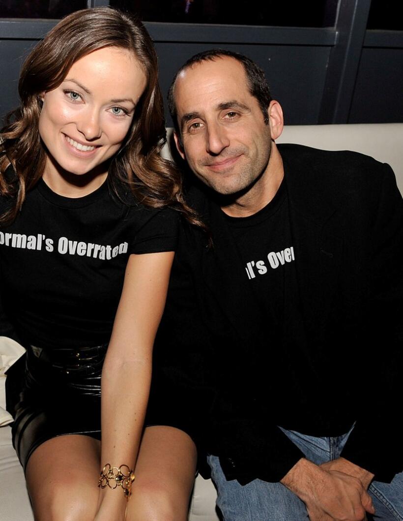 Olivia Wilde and Peter Jacobson at the Fox's "House" 100th Episode Party and NAMI Charity Celebration.
