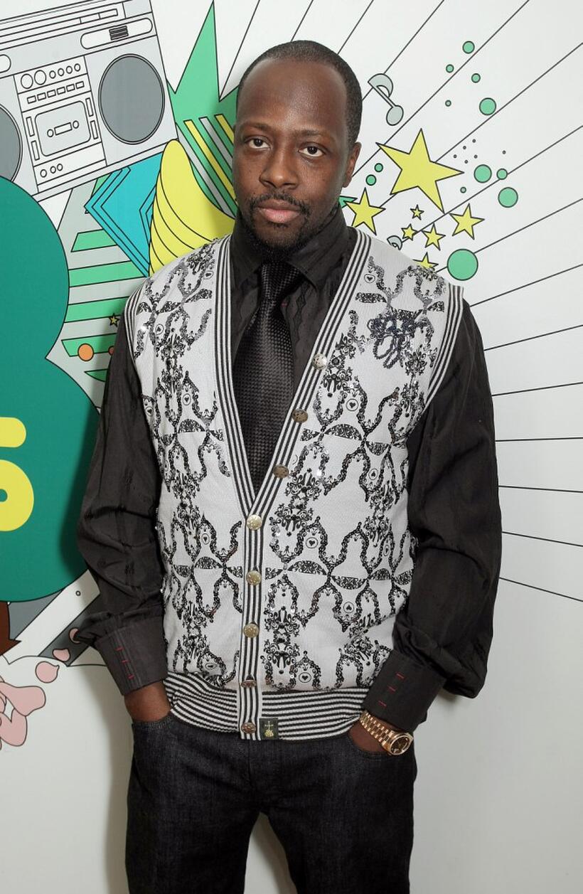 Wyclef Jean at the MTVs Total Request Live.