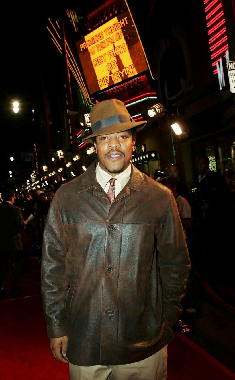 Russell Hornsby at the premiere of "Get Rich Or Die Tryin."