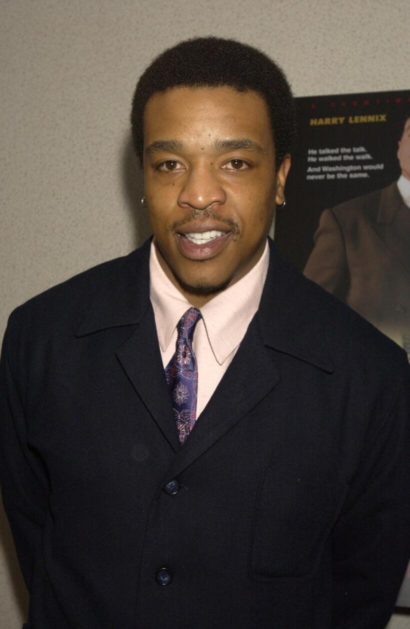 Russell Hornsby at the premiere of "Keep the Faith Baby."