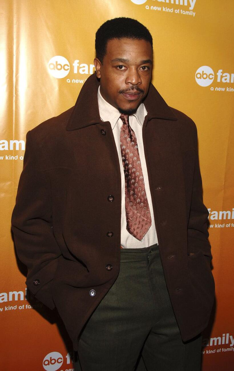 Russell Hornsby at the ABC Family 25 Days Of Christmas Winter Wonderland Event.