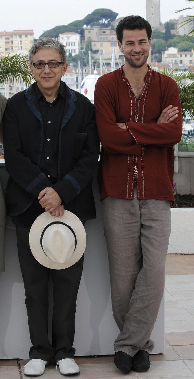 Saleh Bakri and Samar Qudha Tanus at the photocall of "The Time That Remains" during the 62nd Cannes Film Festival.
