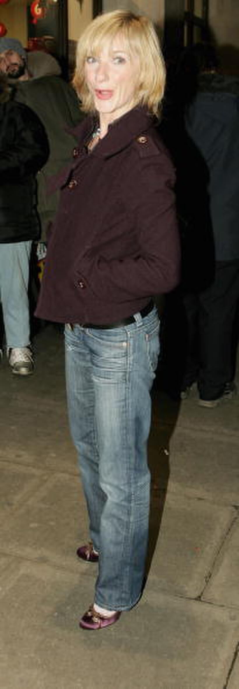 Jane Horrocks at the UK premiere of "Stoned".