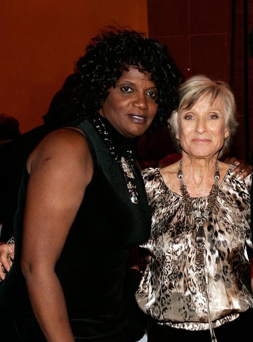 Anna Maria Horsford and Cloris Leachman at the celebration for Cloris Leachman's 60 years in show business.