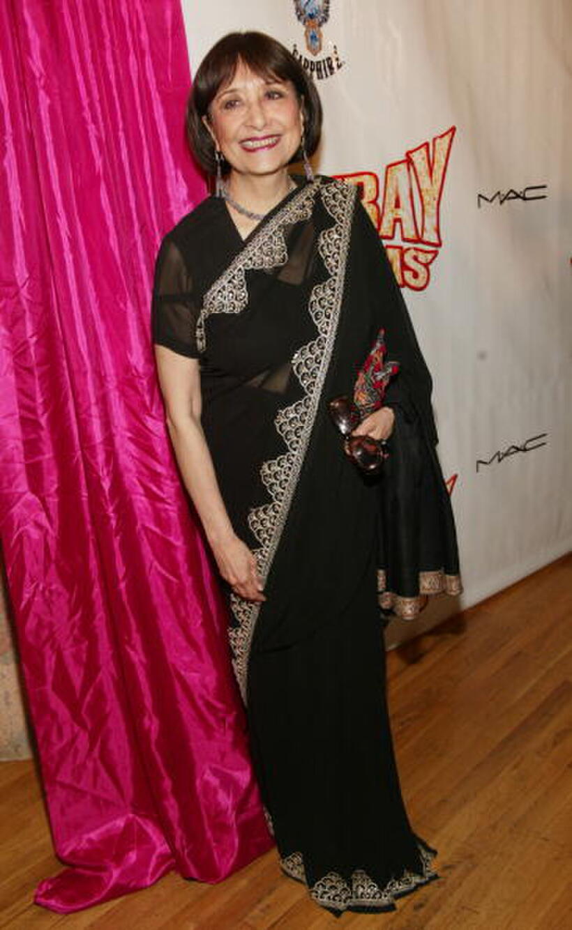 Madhur Jaffrey at the "Bombay Dreams" opening night after-party.