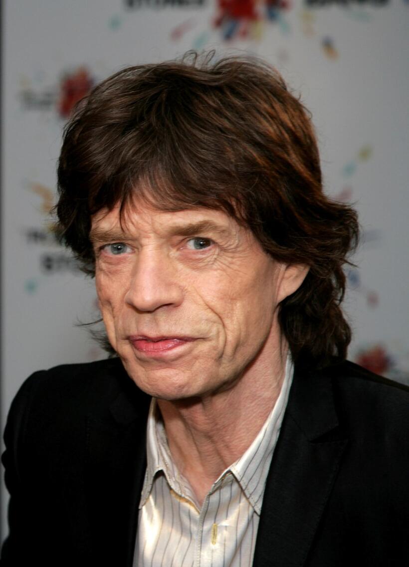 Mick Jagger of the webcast announcing details of band's "A Bigger Bang" 2007 european tour.