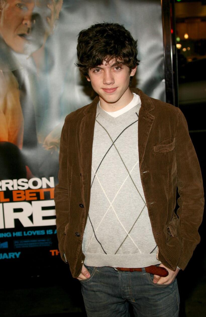 Carter Jenkins at the premiere of "Firewall."