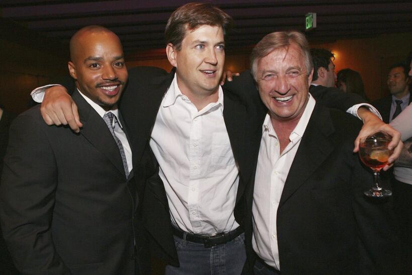 Donald Faison, Bill Lawrence and Ken Jenkins at the after party of the premiere of "The Last Kiss."