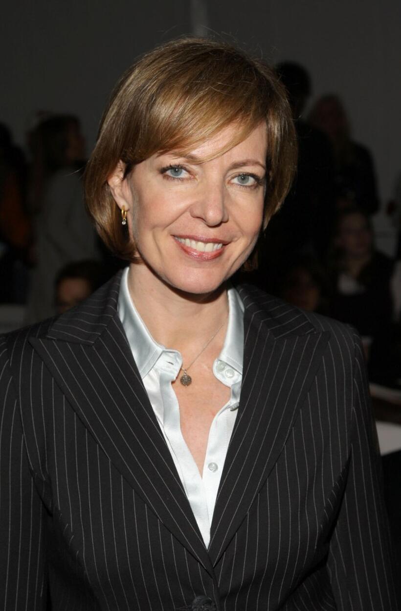 Allison Janney at the Pamella Roland 2008 fashion show during Mercedes-Benz Fashion Week Fall 2008.