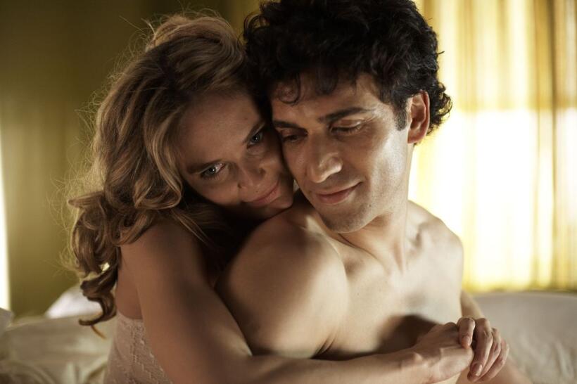 Rachel Blanchard as Rachel and Noam Jenkins as Sami in "Adoration."