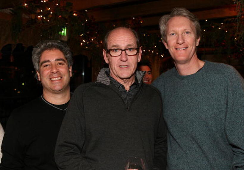 Danny Rosset, Richard Jenkins and Chris McGurk at the 2008 Sundance Film Festival.
