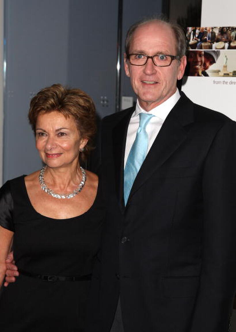 Sharon Jenkins and Richard Jenkins at the screening of "The Visitor."