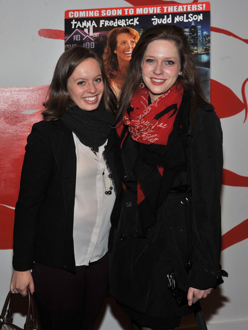 Sarah Blush and Sabrina Jaglom at the New York premiere of "Just 45 Minutes From Broadway." 