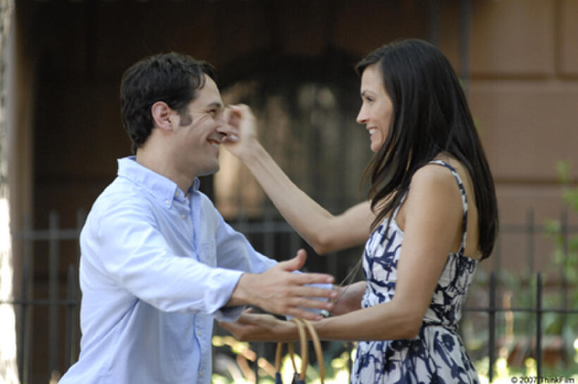 Paul Rudd and Famke Janssen in "The Ten."