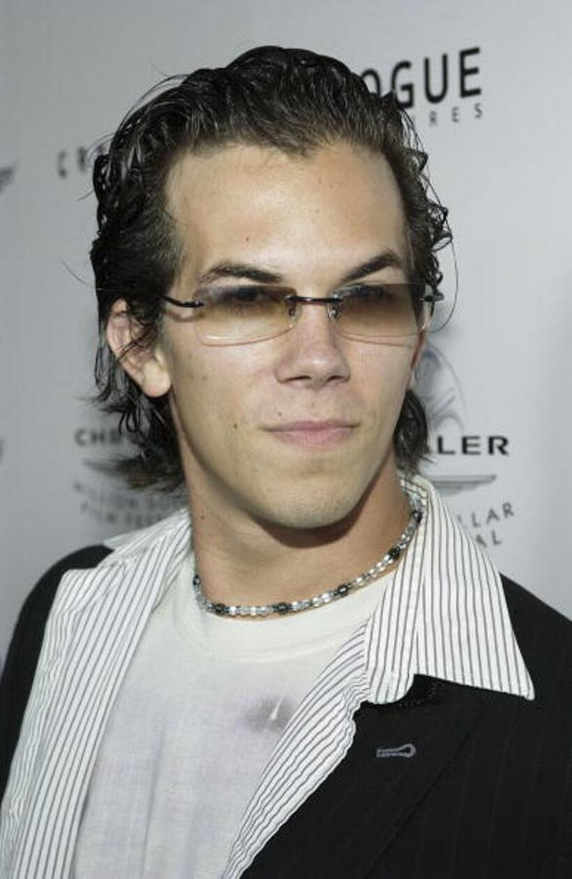 Jesse Janzen at the premiere of "Cry Wolf."
