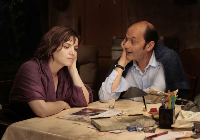 Agnes Jaoui and Jean-Pierre Bacri in "Let It Rain."
