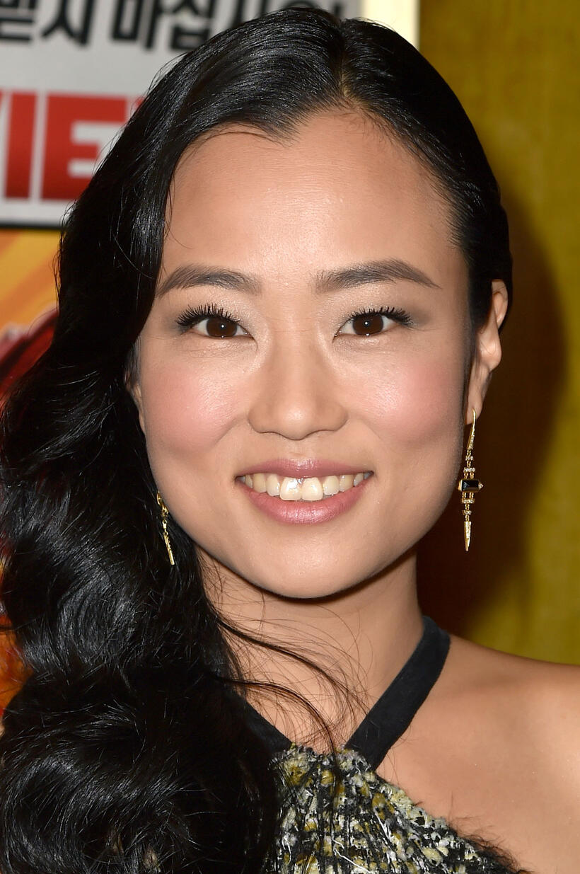 Diana Bang at the premiere of "The Interview" in Los Angeles.