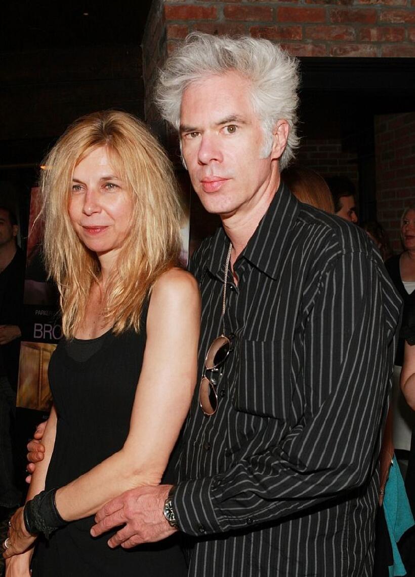 Jim Jarmusch and his wife Sara at the premiere of "Broken English".
