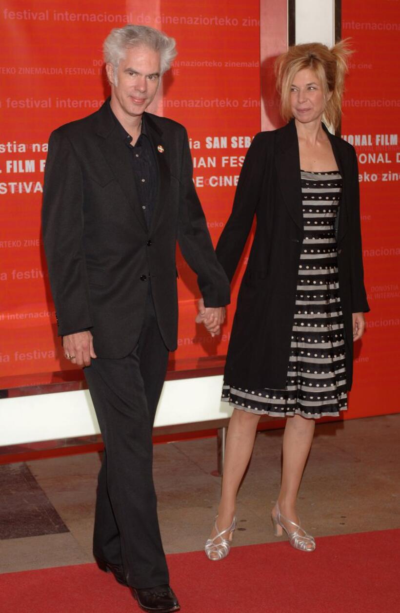Jim Jarmusch and Sara Driver at the Closing Ceremony of 54th San Sebastian Film Festival.