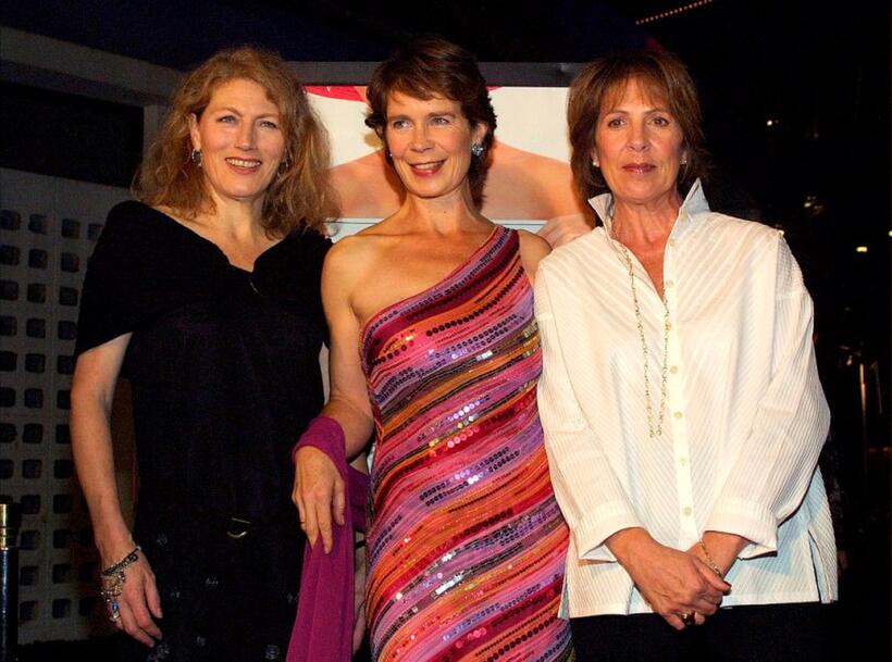 Geraldine James, Celia Imrie and Penelope Wilton at the premiere of "Calendar Girls" during the AFI Film Festival.