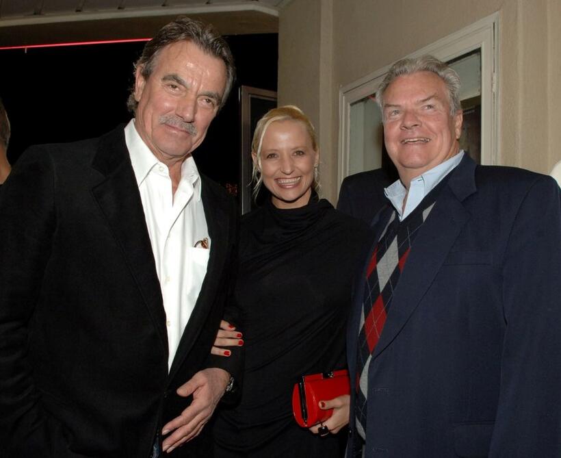 Eric Braeden, Daisy Lang and Peter Jason at the premiere of "The Man Who Came Back."