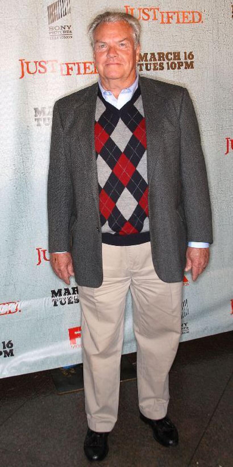 Peter Jason at the premiere of "Justified."