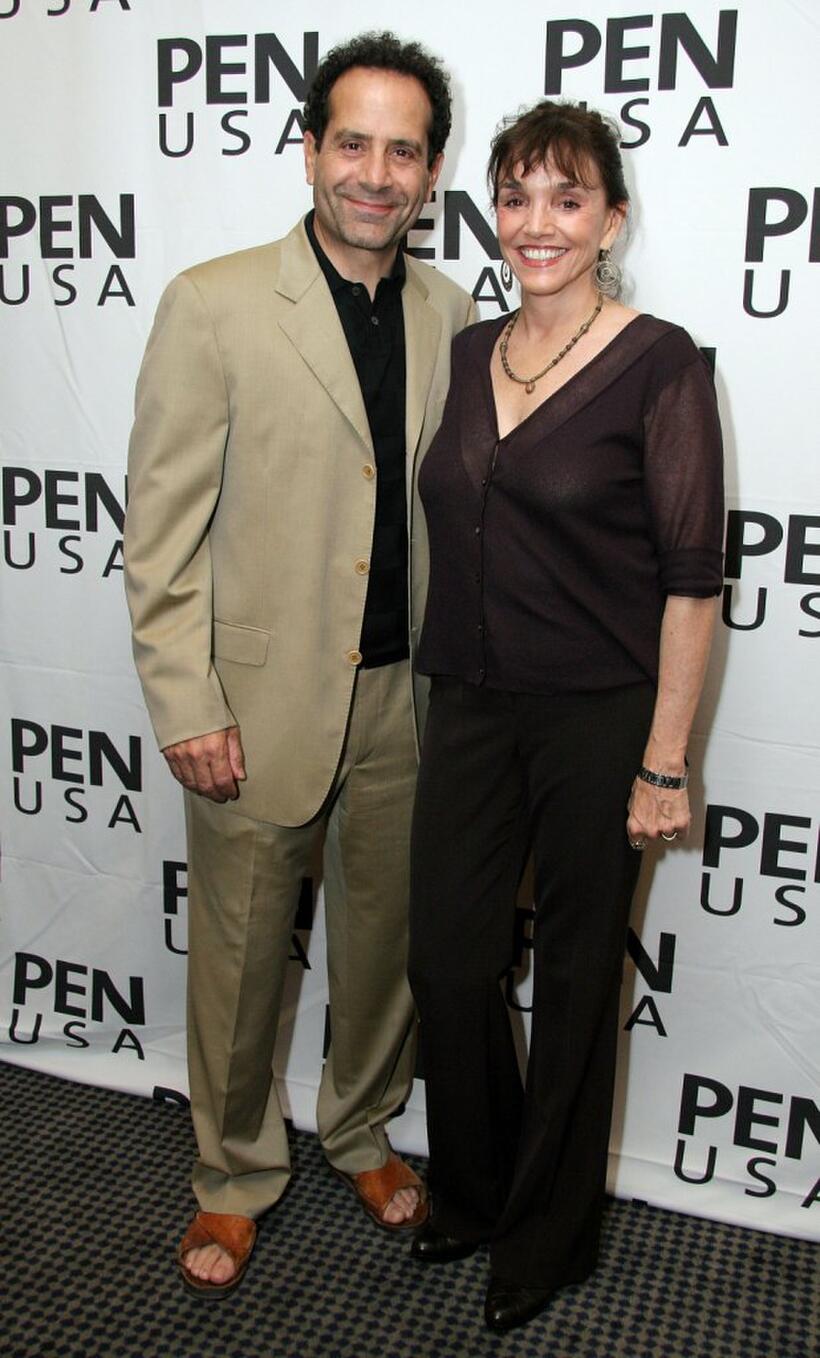 Brooke Adams and Tony Shalhoub at the PEN USA'S Forbidden Fruit: Readings From Banned Works of Literature.