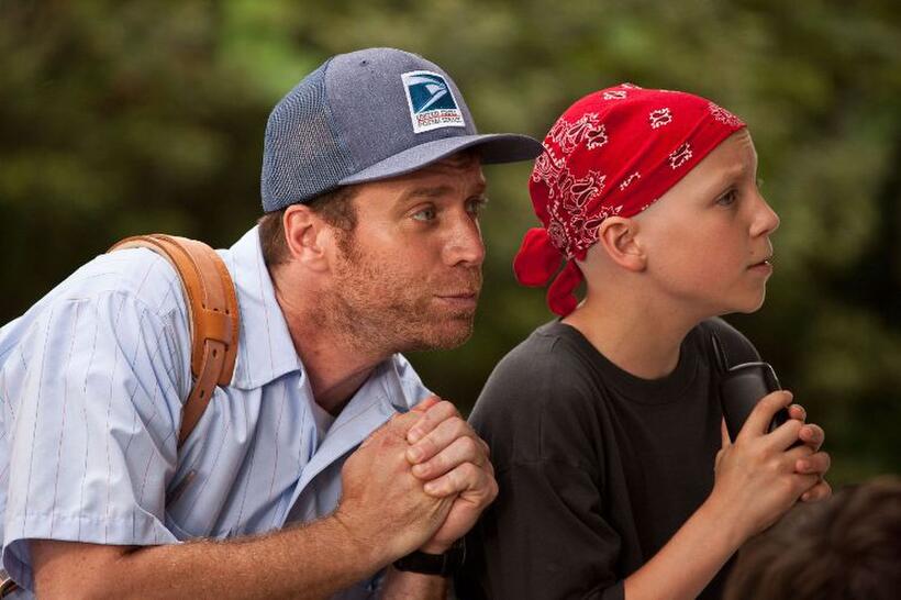 Jeffrey S.S. Johnson as Brady McDaniels and Tanner Maguire as Tyler Doherty in "Letters to God."