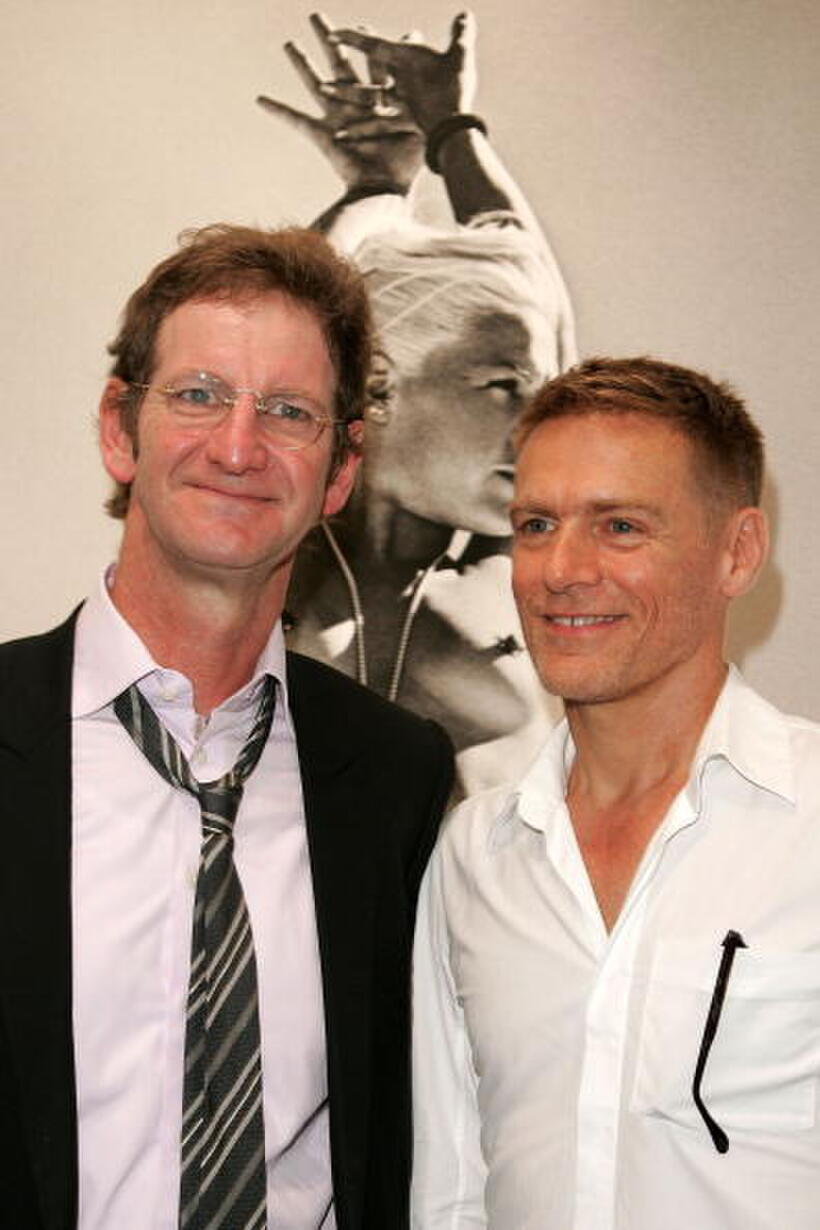Mark Seliger and Bryan Adams at the Mark Seliger's 401 Projects' "Vision Of Rock" exhibition.