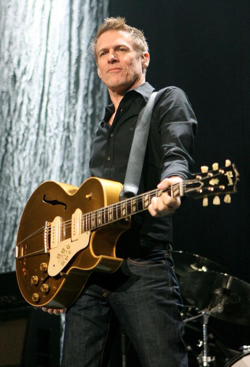 Bryan Adams at the Rod Stewart In Concert.