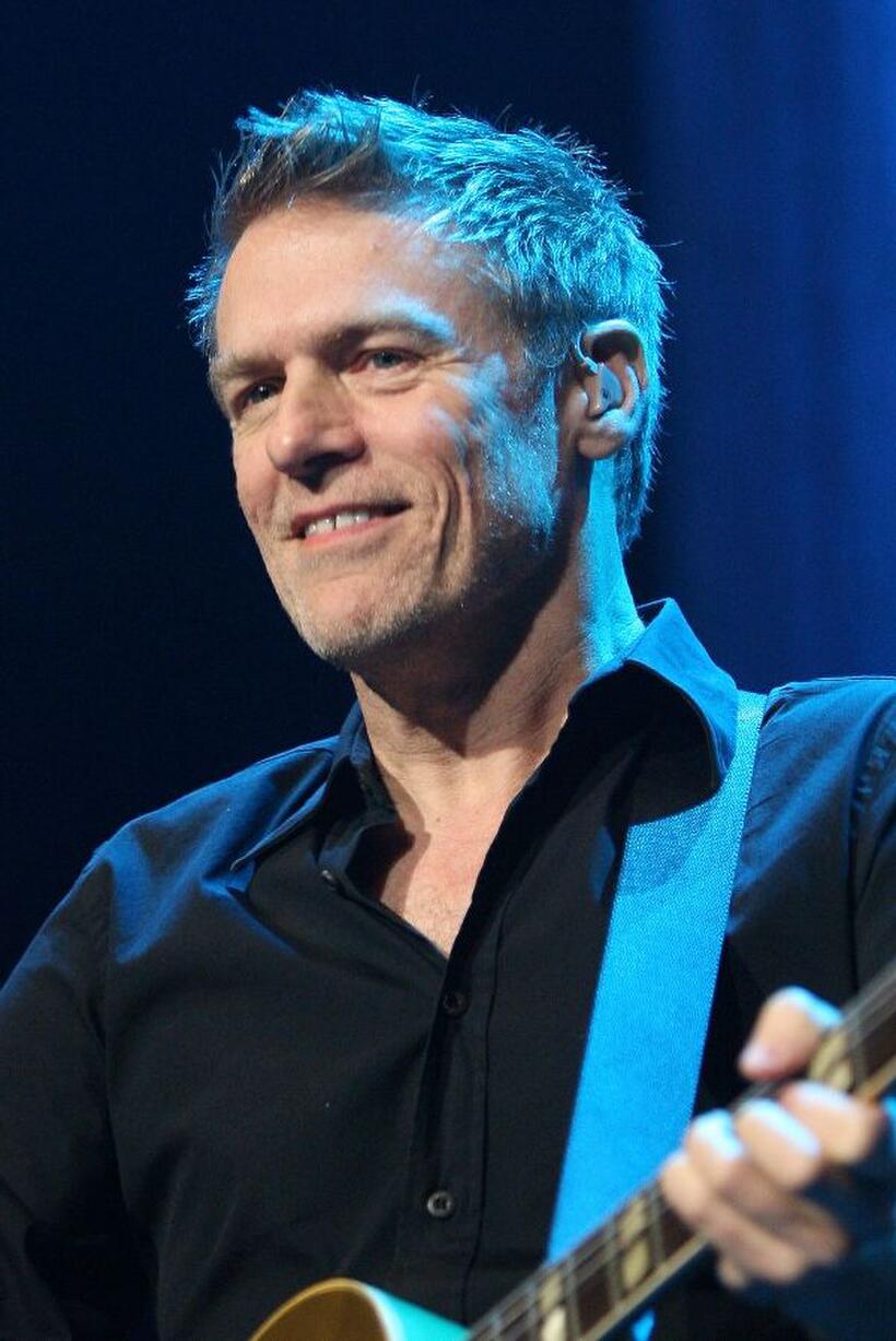 Bryan Adams at the Rod Stewart In Concert.
