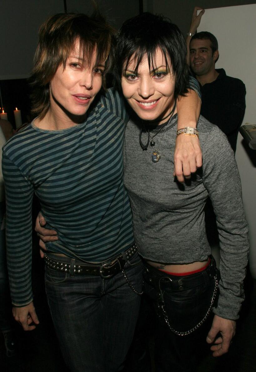 Sally Hershber and Joan Jett at the Shagg Downtown launch party.