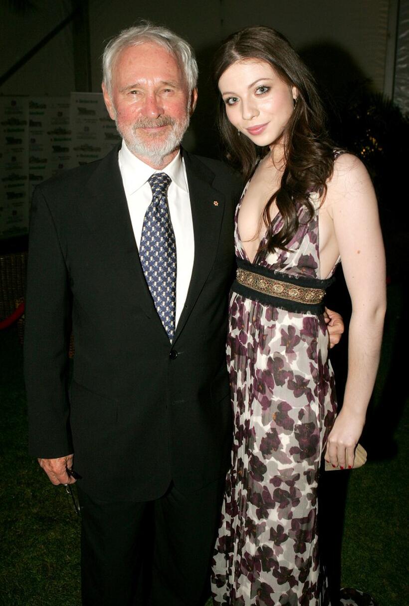 Norman Jewison and Michelle Trachtenbergt at the Cocktails and Tribute Dinner held during the Sarasota Film Festival.