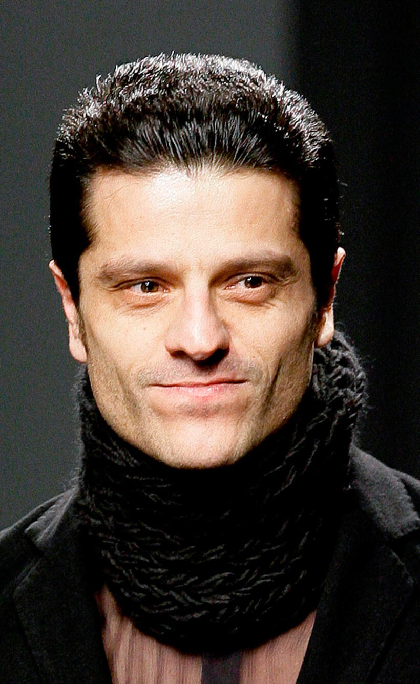 Joel Joan at the 080 Barcelona Fashion week in Barcelona.