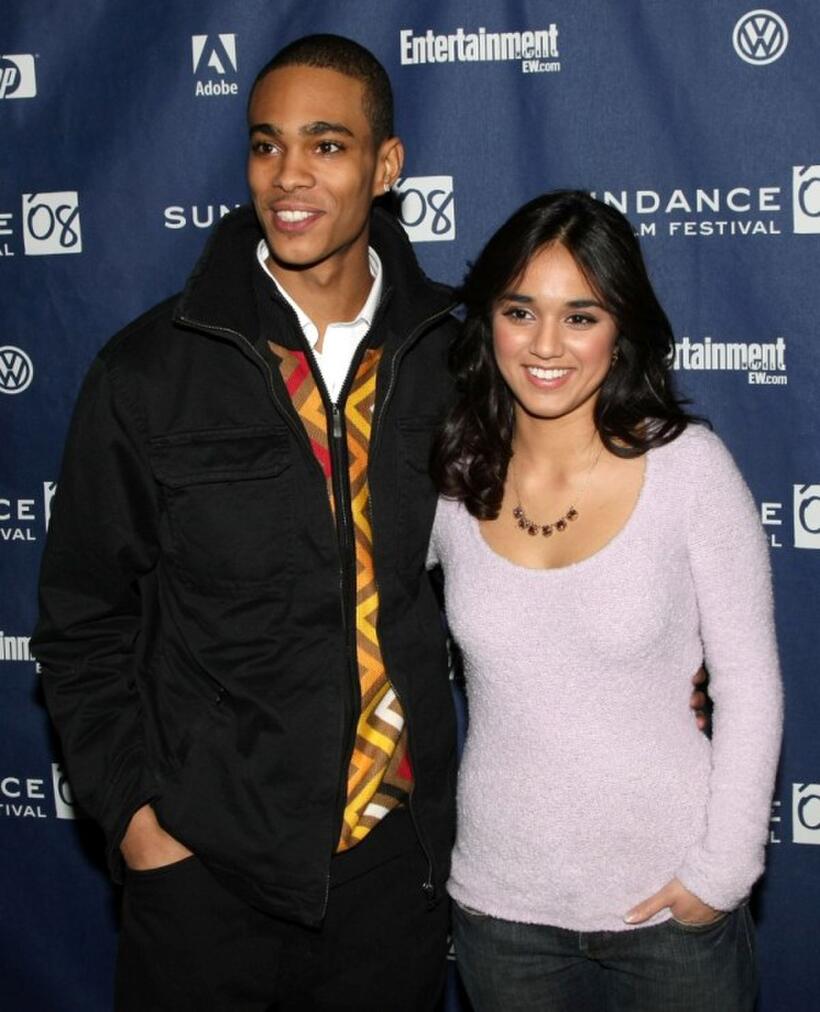 Eugene Jones and Summer Bishil at the premiere of "Towelhead" during the 2008 Sundance Film Festival.