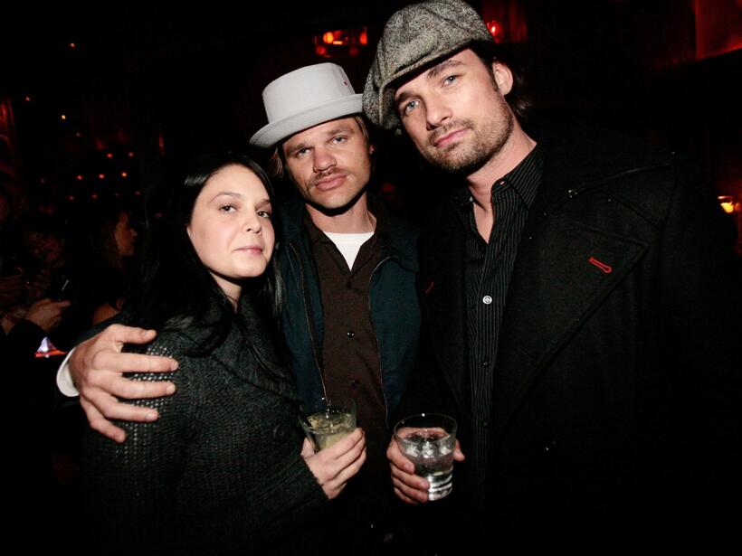 Evan Jones and Guests at the Mediaplacement Holiday Party.