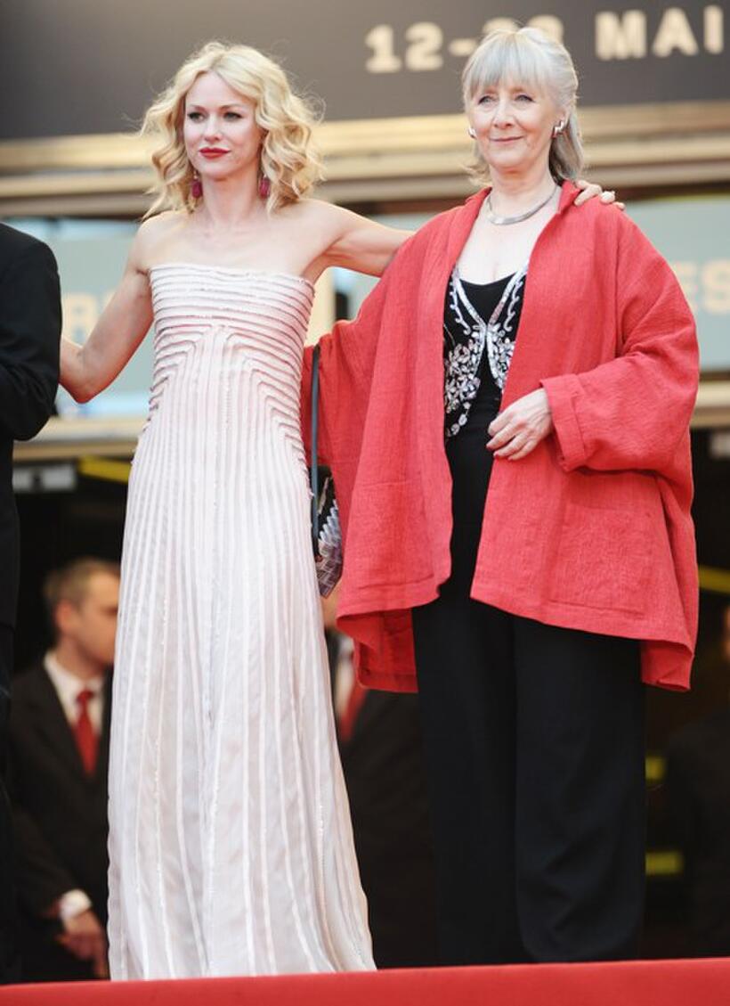 Naomi Watts and Gemma Jones at the premiere of "You Will Meet A Tall Dark Stranger" during the 63rd Annual Cannes Film Festival.