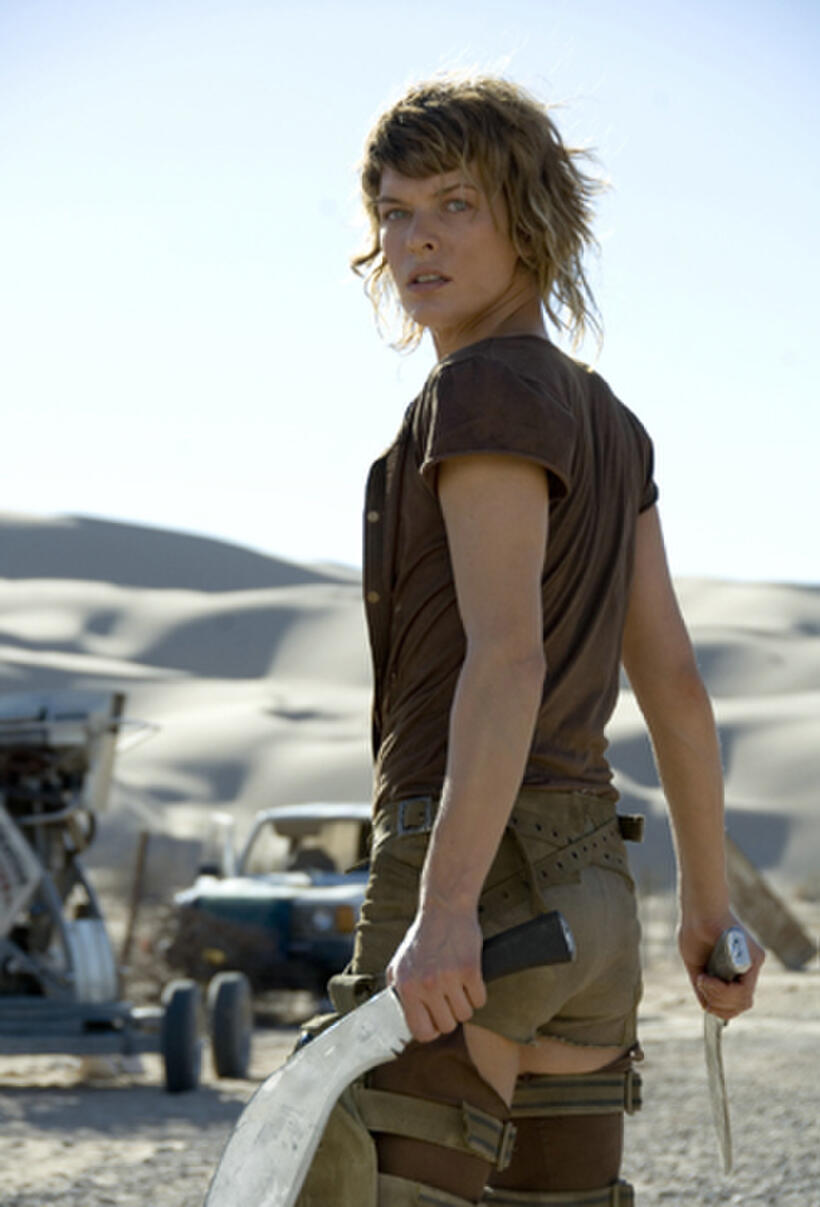 Milla Jovovich as Alice in "Resident Evil: Extinction."
