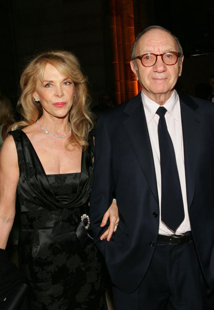 Elaine Joyce and Neil Simon at the American Theatre Wing Annual Spring Gala.