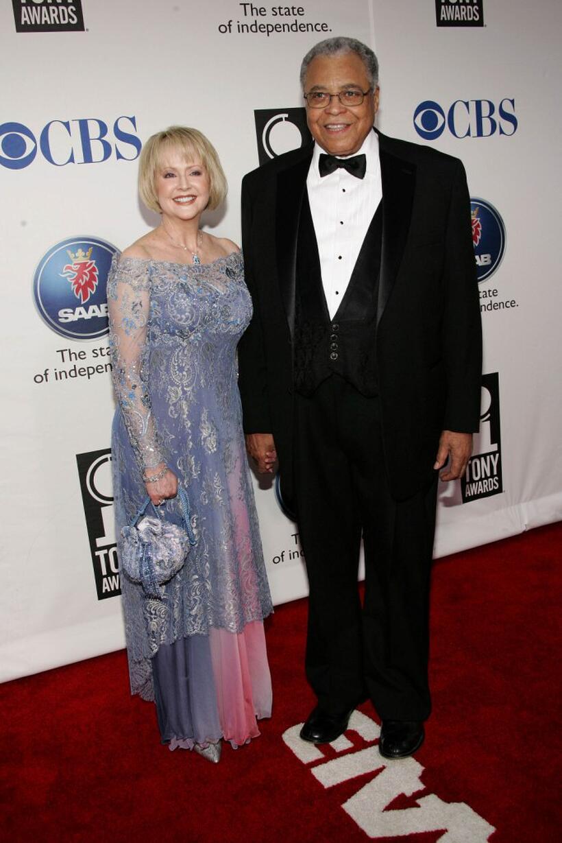 James Earl Jones and his wife Cici at the 59th Annual Tony Awards.